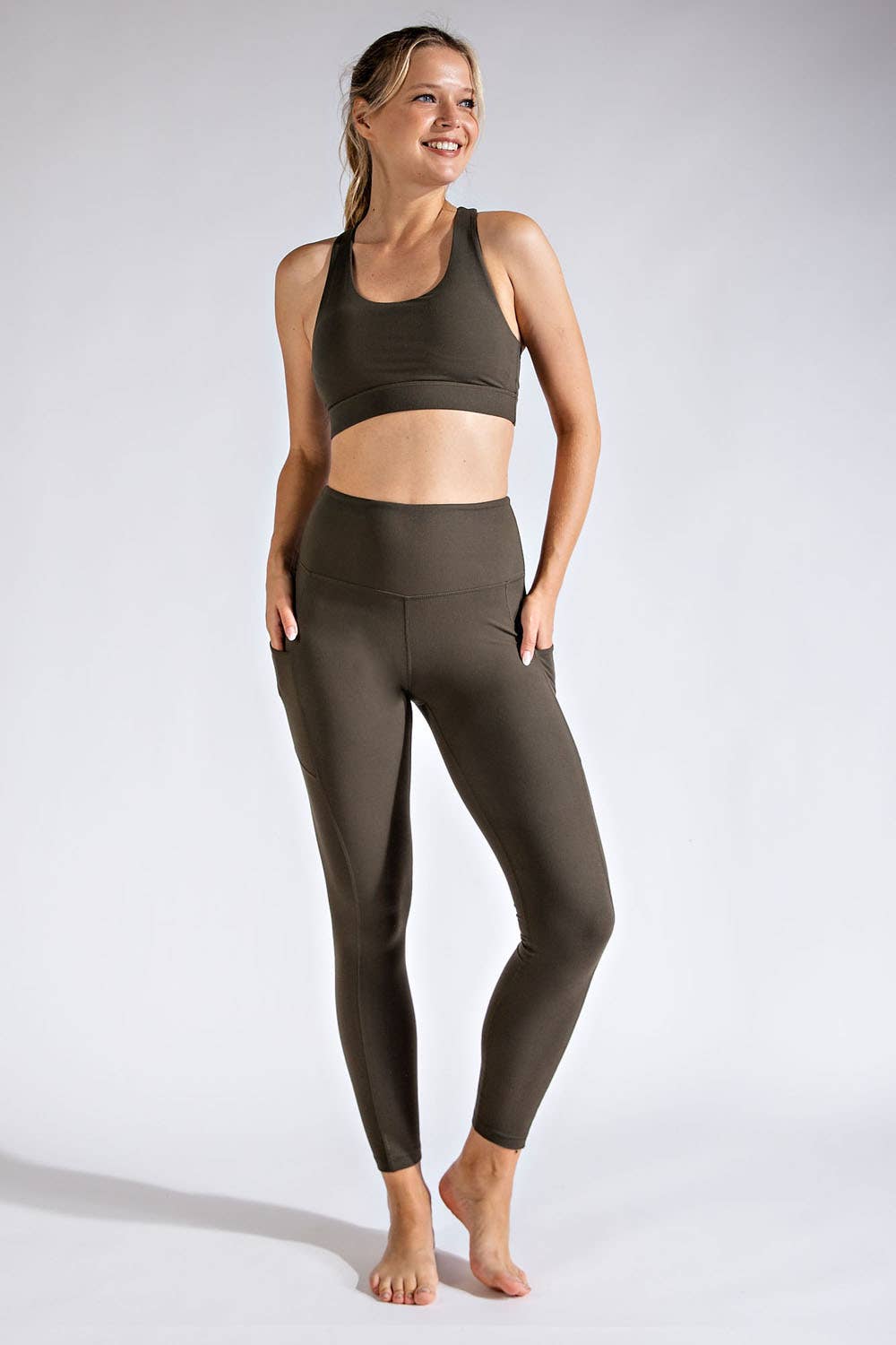 Butter Soft High Waist Full-Length Leggings with Pockets – Plus